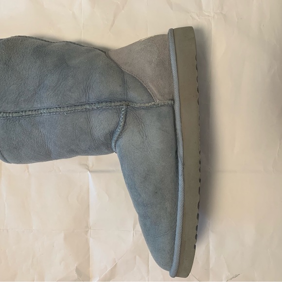 UGG Women’s Classic Short II Light Blue Grey - Picture 4 of 11